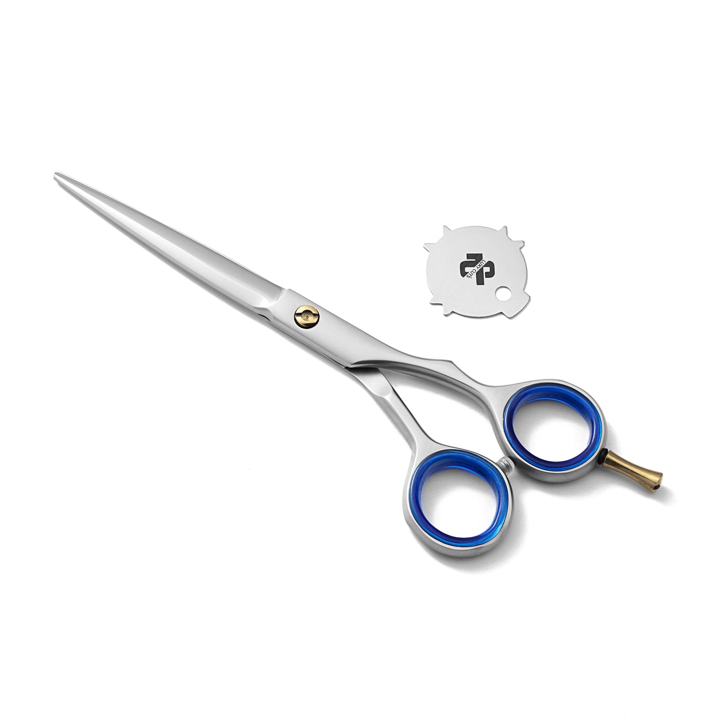 LC-PRO 6.0” Barber Hair Cutting Scissors J2 – Stainless Steel | Razor Scissor | Adjustable Tension Screw